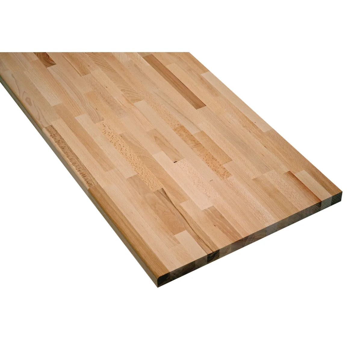 Buche Tischplatte 27 mm seitig gerundet 150/80 cm