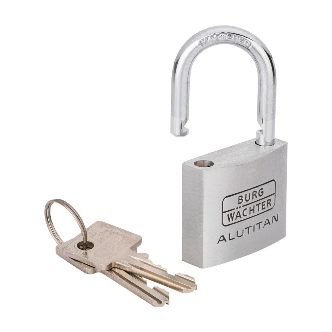 Burg Wächter Zylinder-Vorhängeschloss 770 65 40 x 65 x 14,3 mm aluminium