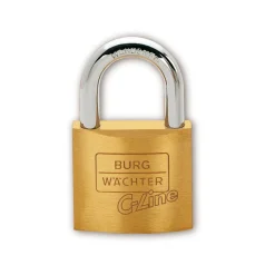 Burg Wächter Zylinder-Vorhängeschloss 222 61 40 x 61 x 12,8 Messing