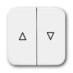 Busch-Jaeger Abdeckung für Jalousieschalter Reflex SI alpinweiß