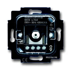 Busch-Jaeger Dimmer-Einsatz mit Phasenabschnitt für Trafos bis 420 Watt