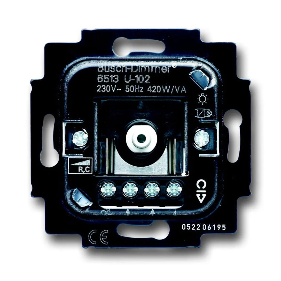 Busch-Jaeger Dimmer-Einsatz mit Phasenabschnitt für Trafos bis 420 Watt
