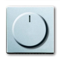 Busch-Jaeger Drehdimmerabdeckung future linear silberfarben