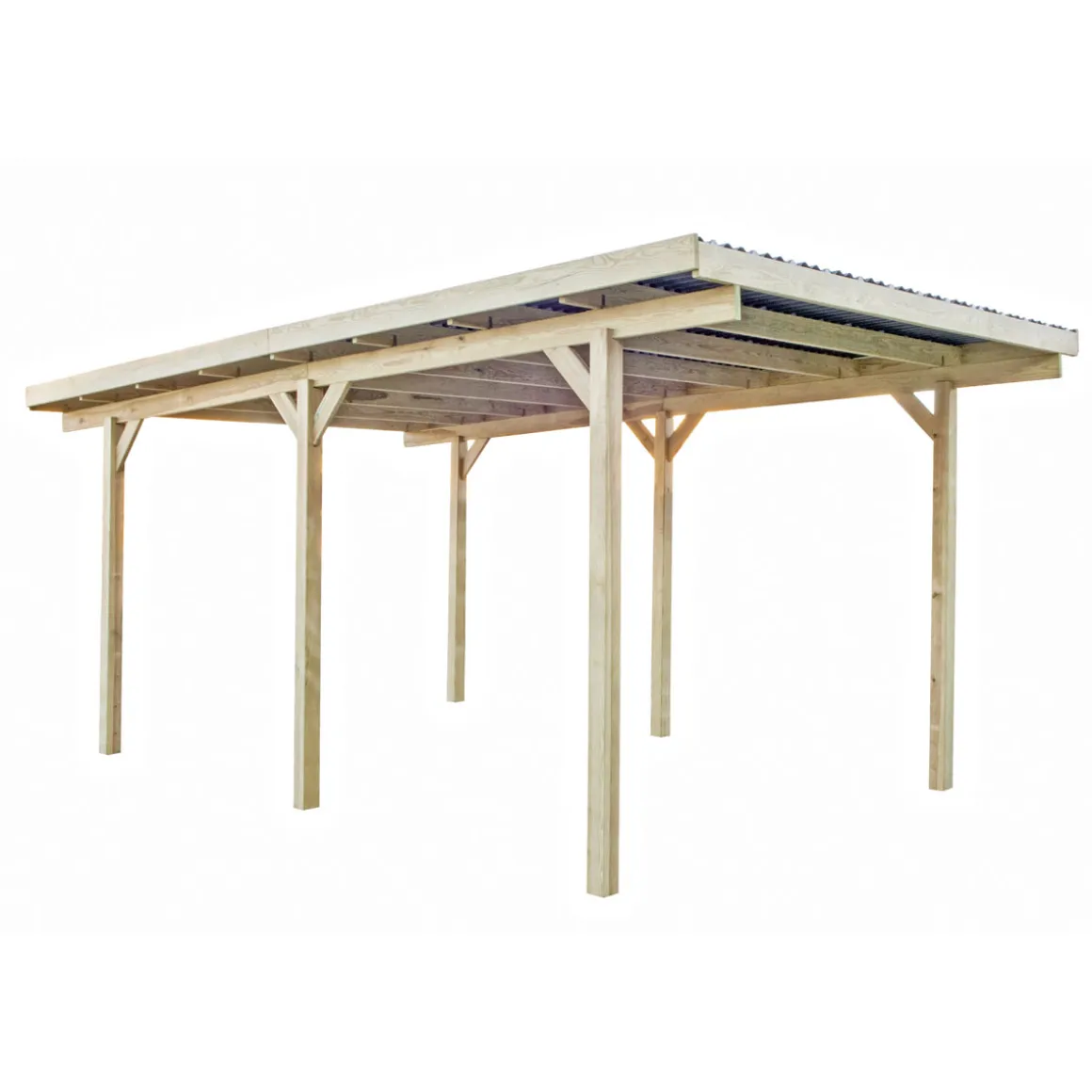 Carport mit Abdeckung 3,04 x 2,29 x 5 m