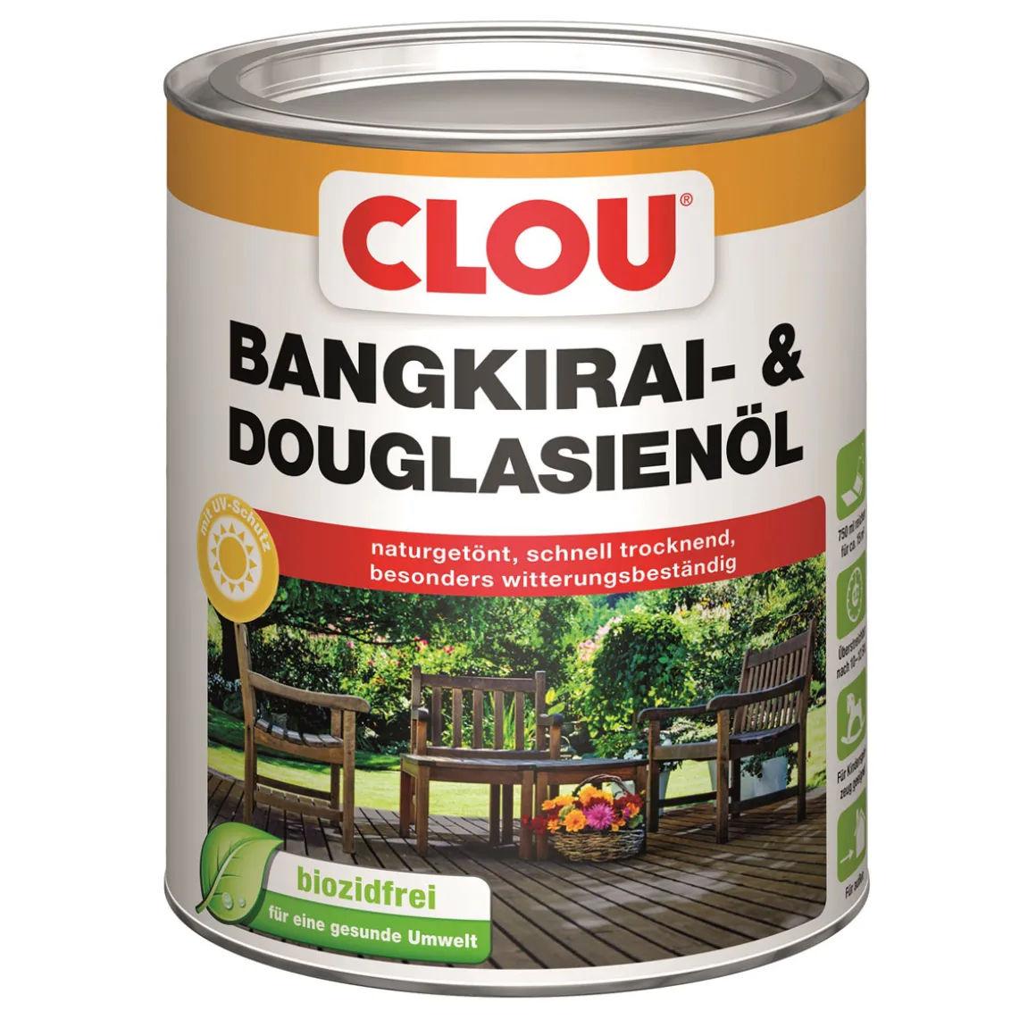 Clou Bangkirai- und Douglasien-Öl 750 ml