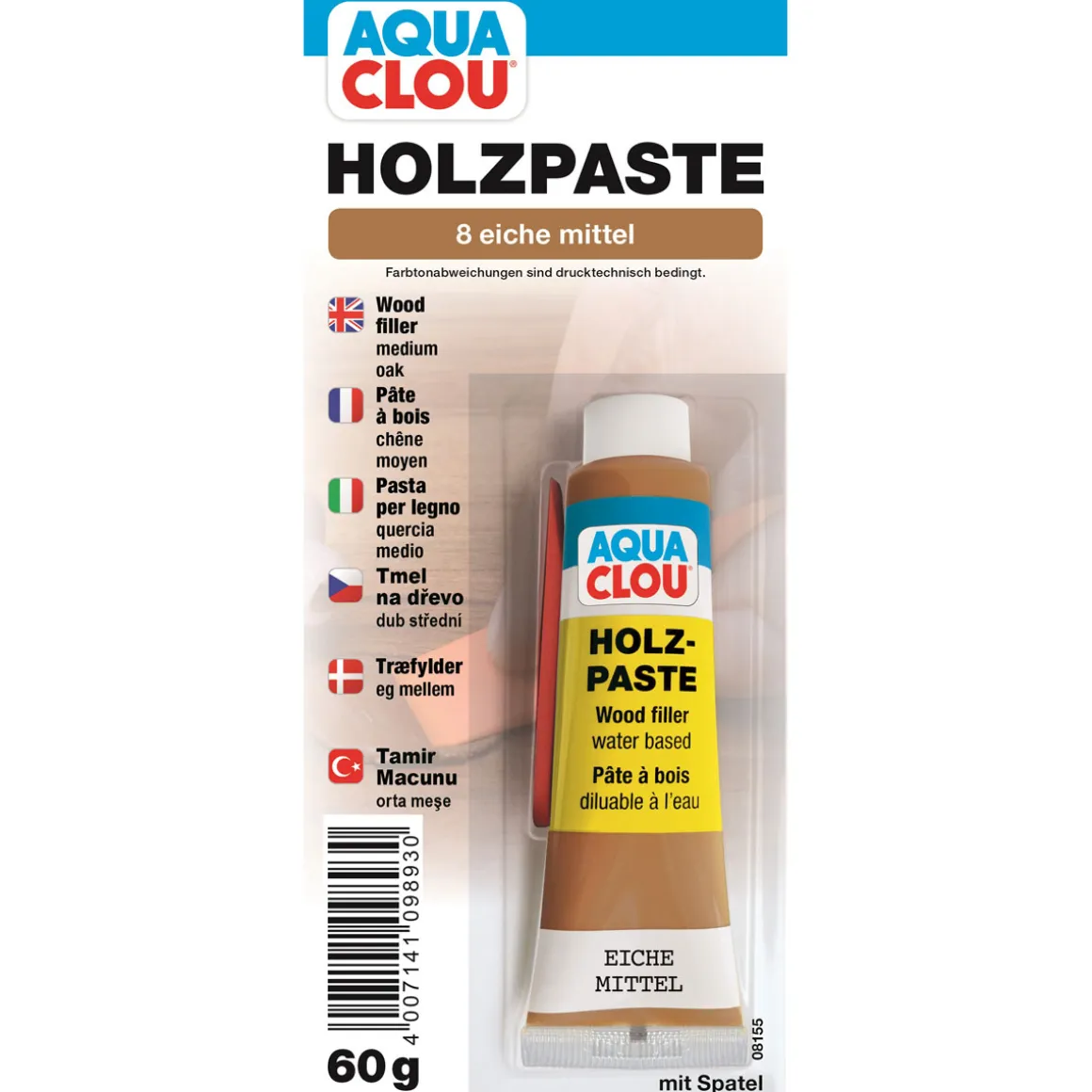 Clou Holzpaste Eiche mittel 60 g