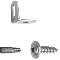 Connex Uni-Flechtzaunbeschlags-Set rostfr.