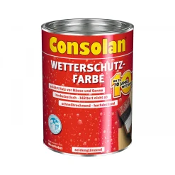 Consolan Wetterschutzfarbe weiß 5 L