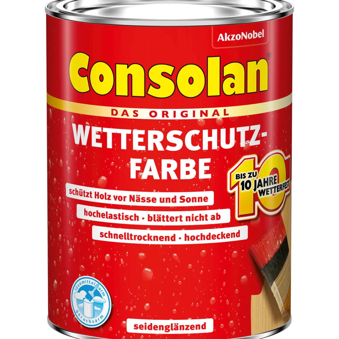 Consolan Wetterschutzfarbe anthrazitgrau 0,75 L