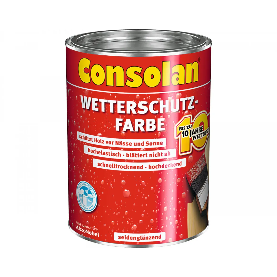 Consolan Wetterschutzfarbe weiß 2,5 L