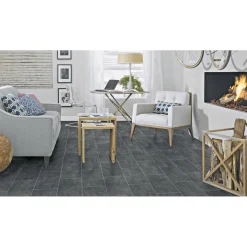 CV-Bodenbelag Living anthrazit 4 m