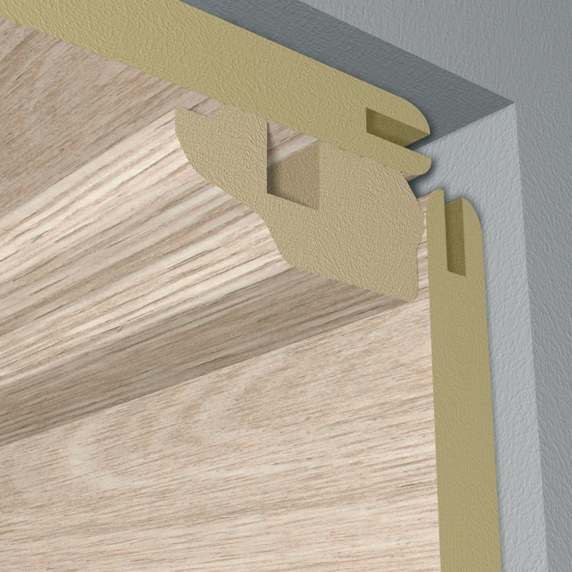 Deckenleiste Eiche natur 2,6 m