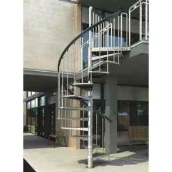 Dolle Außenspindeltreppe Gardenspin komplett feuerverzinkt Durchmesser 125 cm