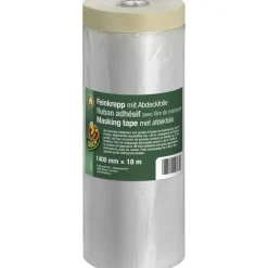 Duck Feinkrepp mit Abdeckfolie für Fenster 1400 mm x 18 m