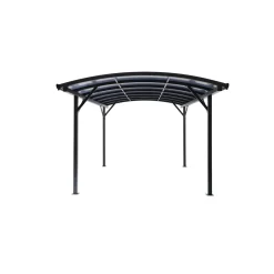 Durabil Aluminium-Carport antrahzit 2,9 x 2,4 x 5 m