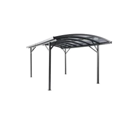 Durabil Aluminium-Carport antrahzit 2,9 x 2,4 x 5 m