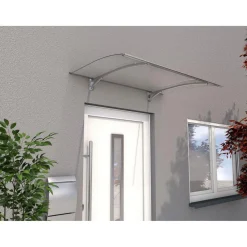 Durabil Pultvordach Typ PT Secco Edelstahloptik 150 x 90 x 22 cm