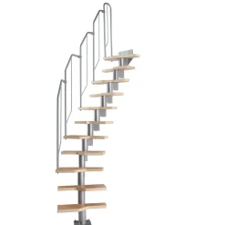 Durabil  Systemtreppe Rügen inkl Geländer Buche Multiple