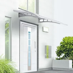 Durabil Vordach Edelstahl 140 x 80 cm