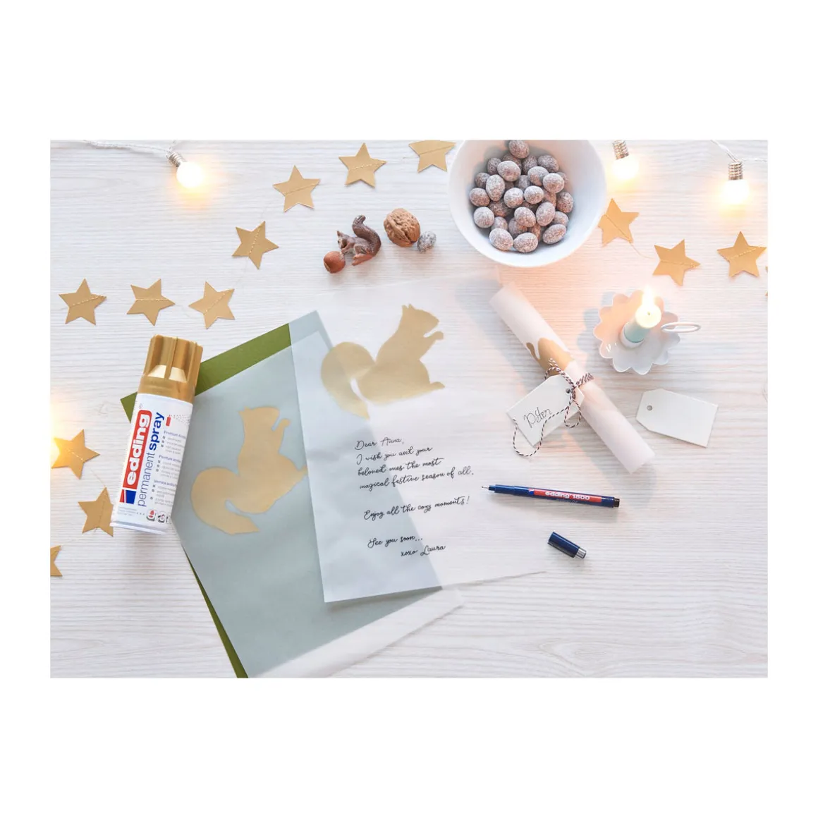 Edding  Spray 5200 reichgold seidenmatt