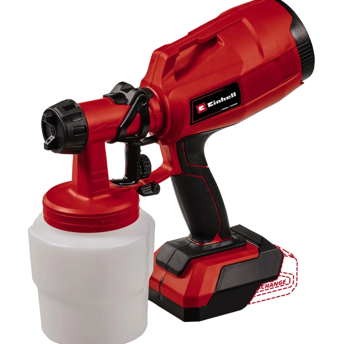 Einhell Akku-Farbsprühsystem TC-SY 18/60 Li-Solo