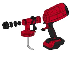Einhell Akku-Farbsprühsystem TC-SY 18/60 Li-Solo