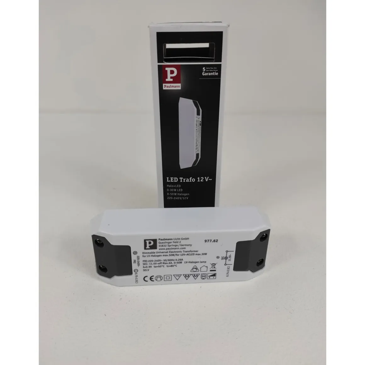 Elektroniktrafo 0-50W 50V