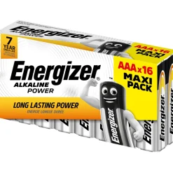 Energizer AAA-Batterie Alkaline Power Maxi-Pack 16 Stk.