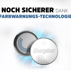 Energizer Knopfzelle „Ultimate“, CR2016, 2 Stück