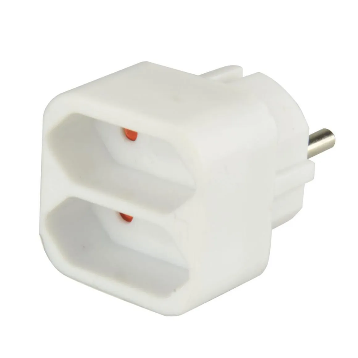 Euro-Adapter 2-fach weiß