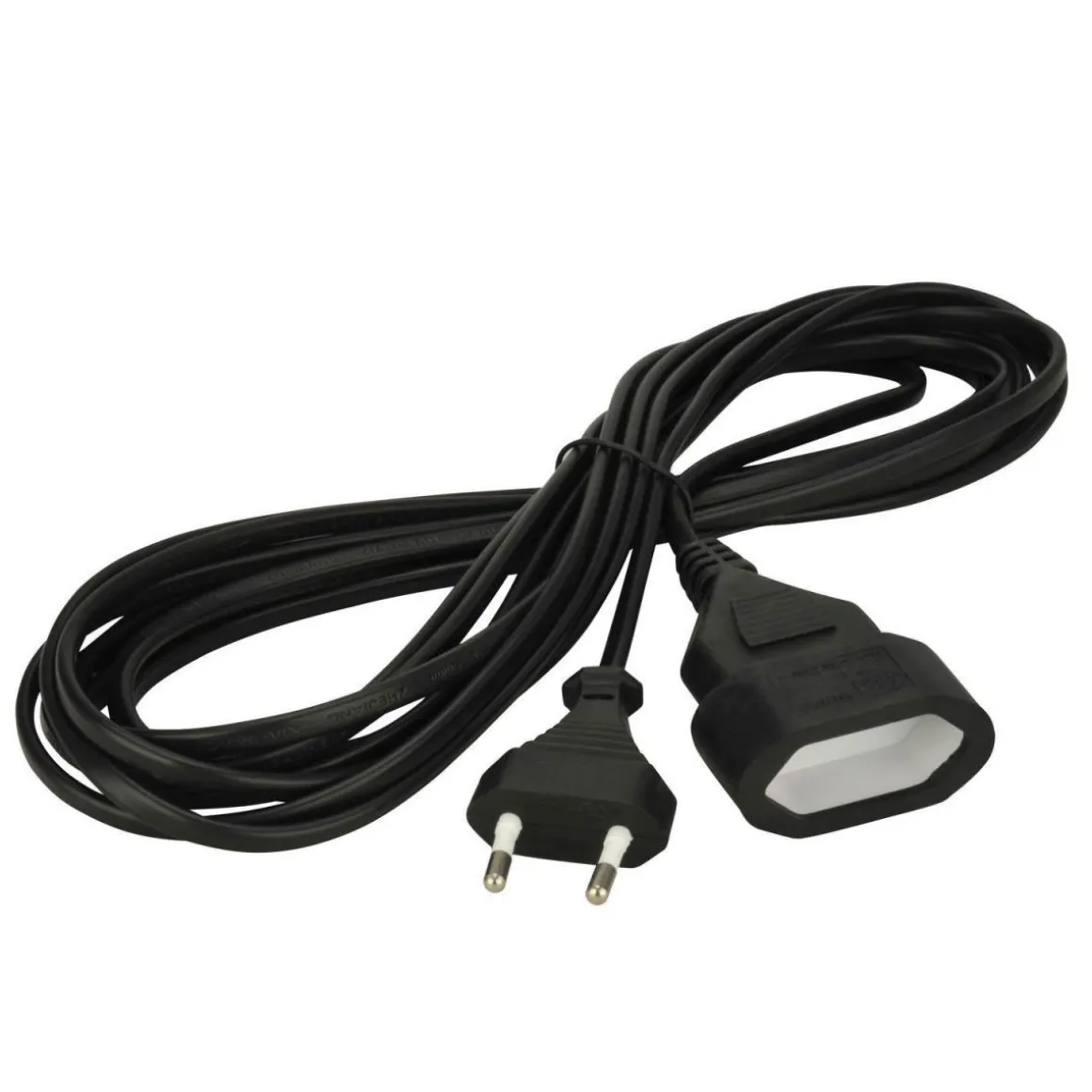 Euro-Verlängerung 5 m schwarz