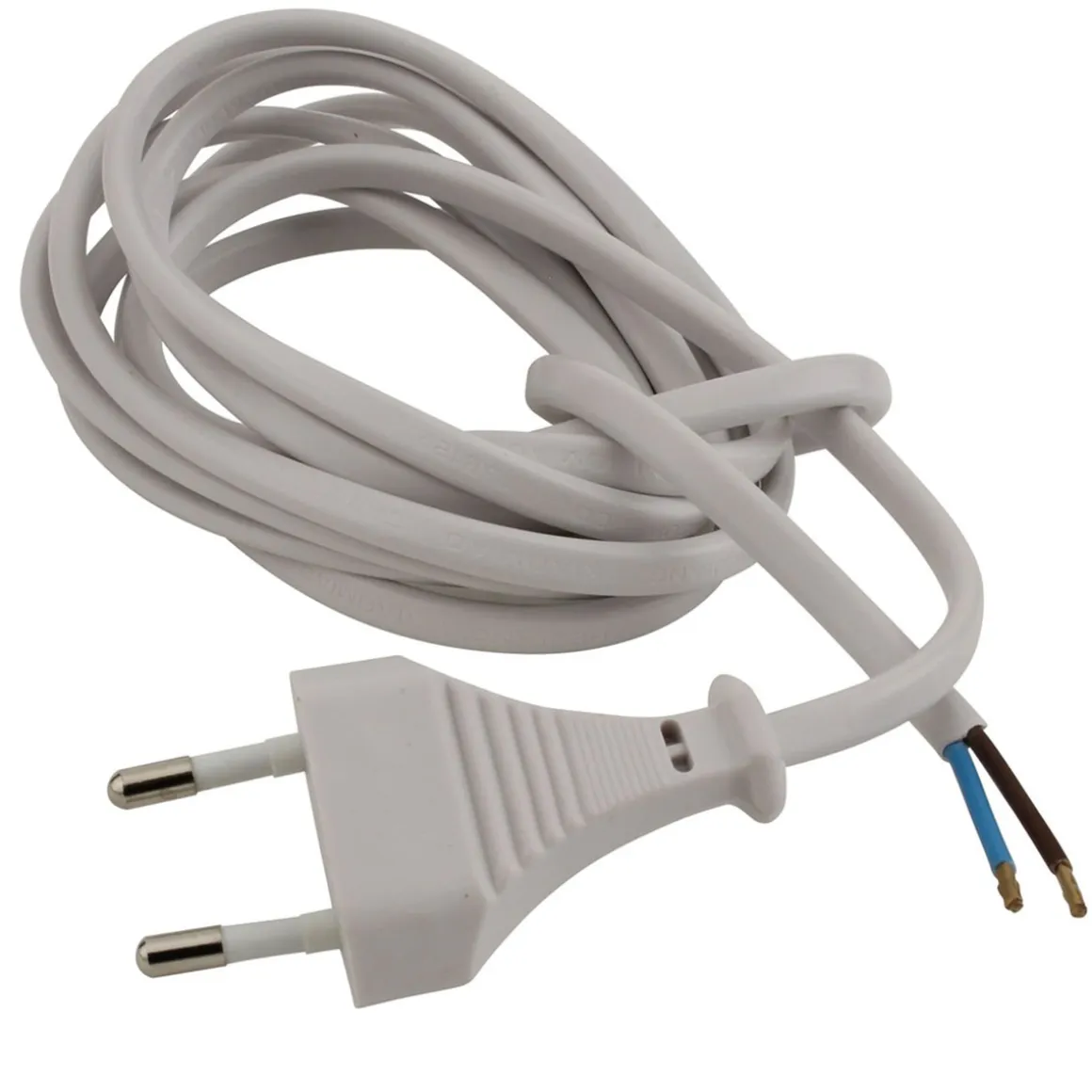 Euro-Zuleitung H03VVH2-F2 2m weiß