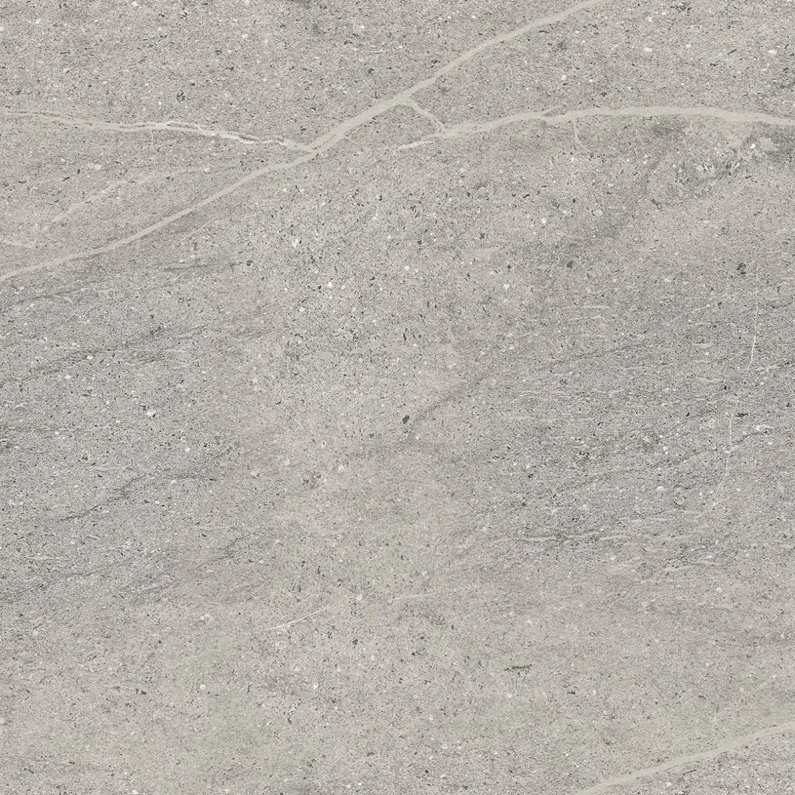 Feinsteinzeug Athens grau matt 60 x 60 cm