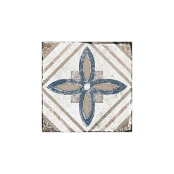 Feinsteinzeug Marrakesh Blue glasiert matt 20 x 20 x 1 cm