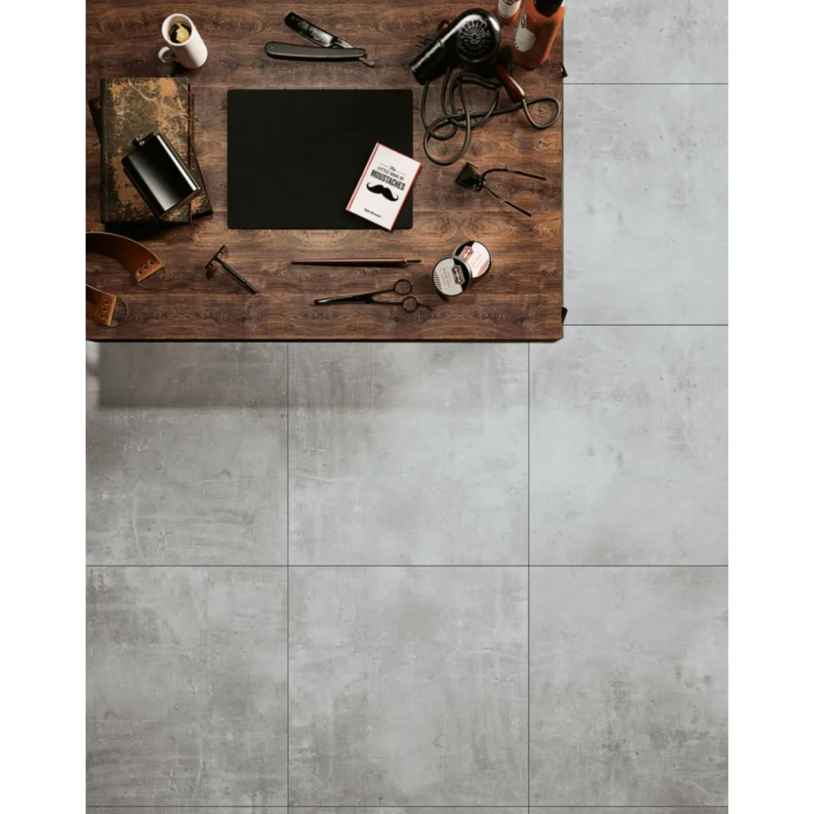 Feinsteinzeug Urbon Pro grey ca. 80 x 80 cm