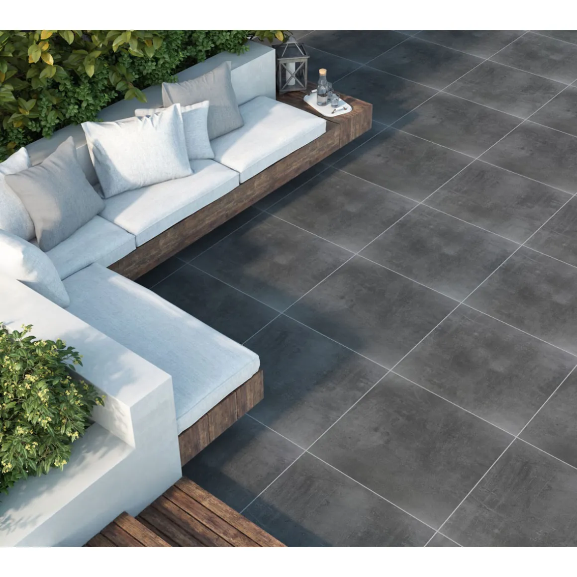 Feinsteinzeug-Platte No 1 Tile Urban Pro 60 x 60 x 2 cm
