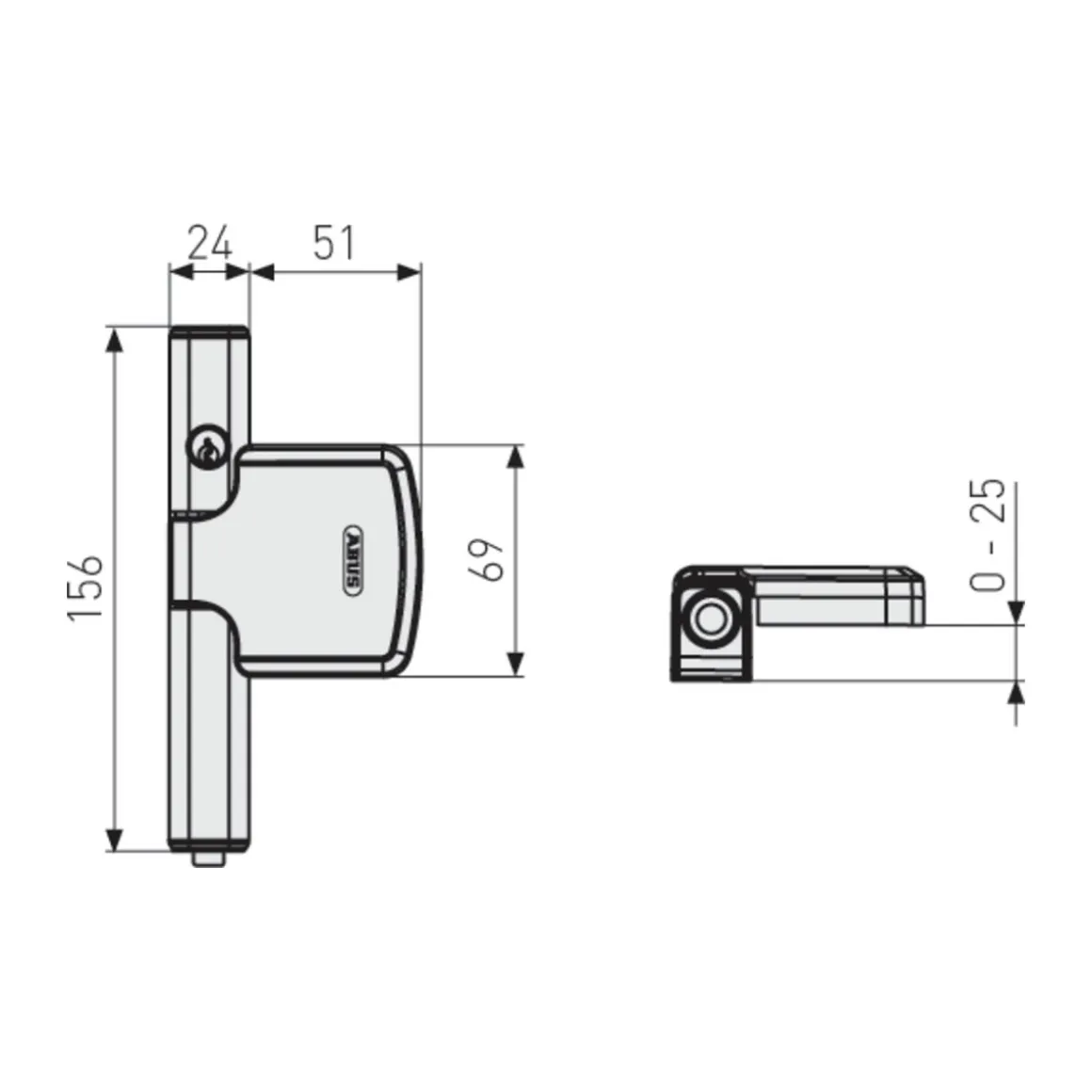 Fenstersicherung FTS 206 B SB