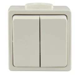 Feuchtraum Serienschalter Aquarius polarweiß