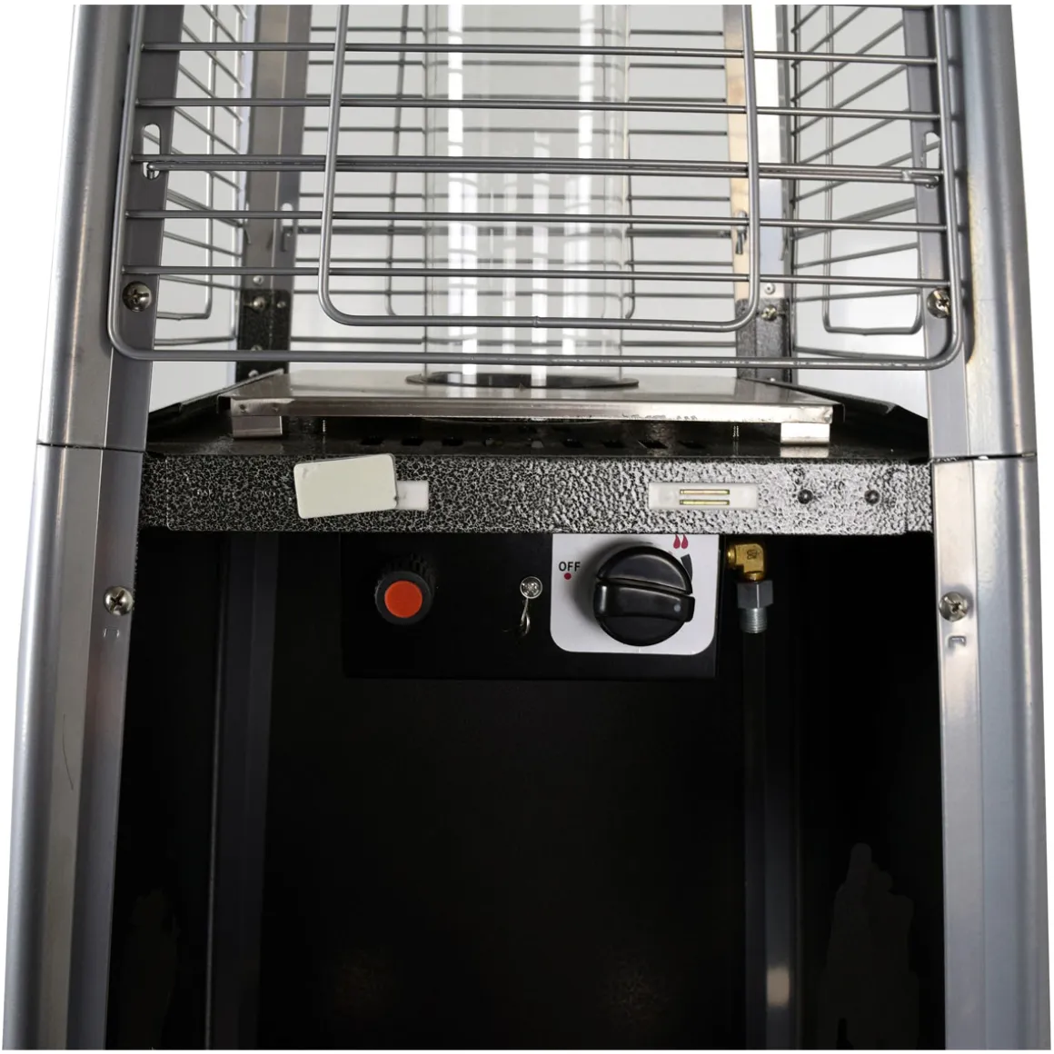 Flammenheizer CHEOPS II weiß