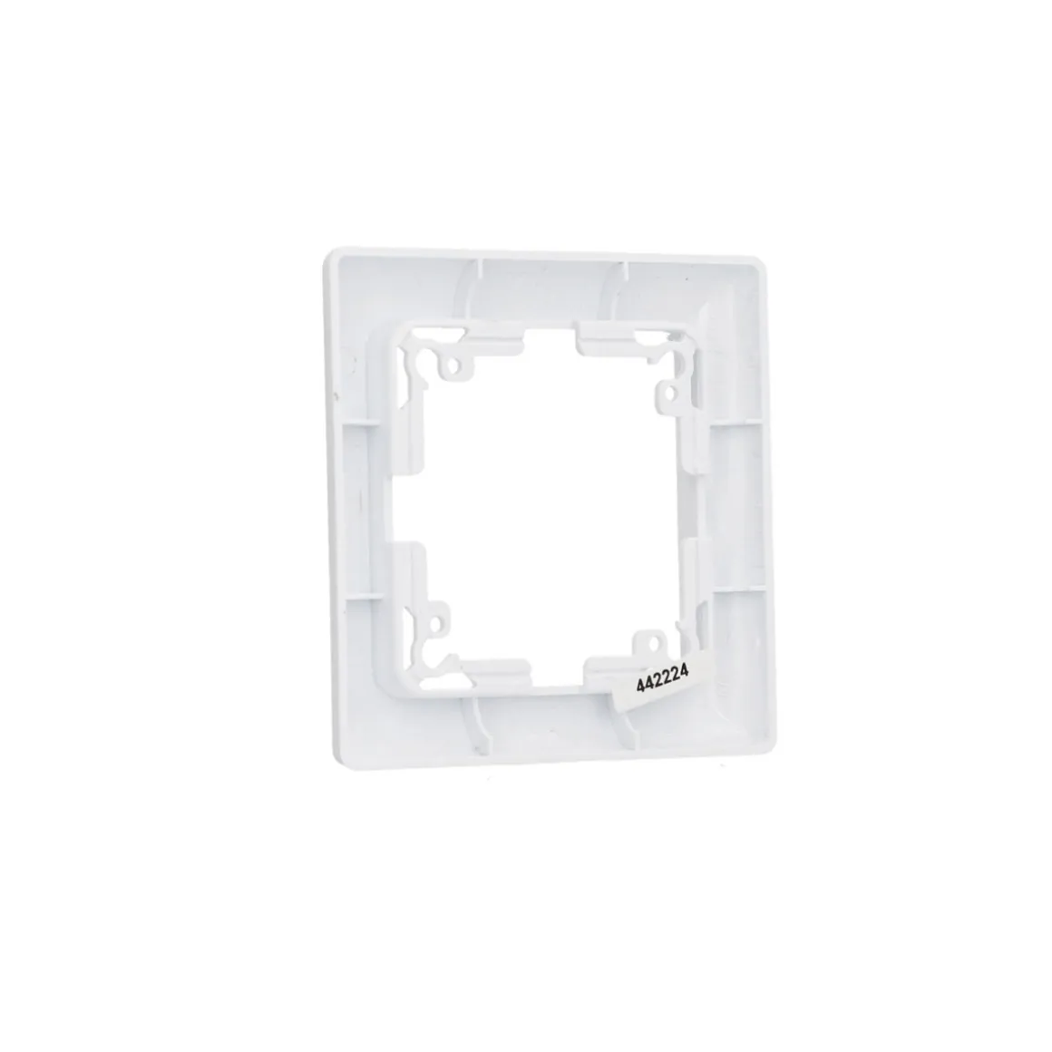 Flector Abdeckrahmen mattweiß 1-fach