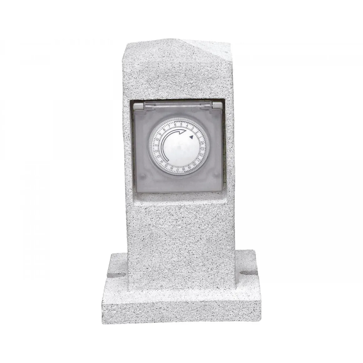 Flector Garten Steckdosen-Säule mit Zeitschaltuhr