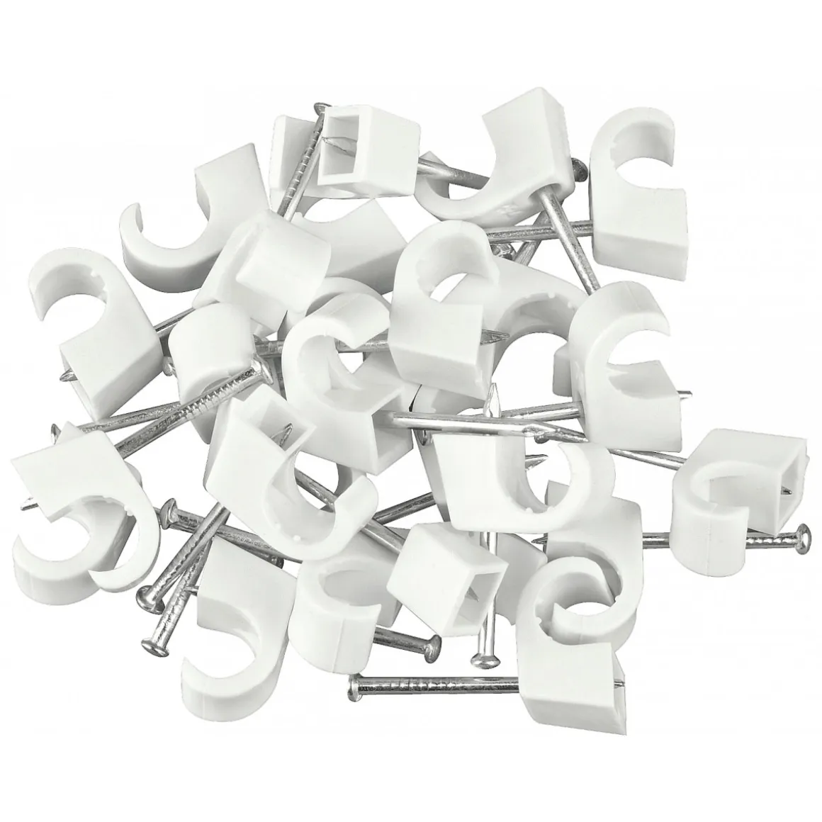 Flector Technik Express-Schelle 7-12 mm weiß 25 Stück