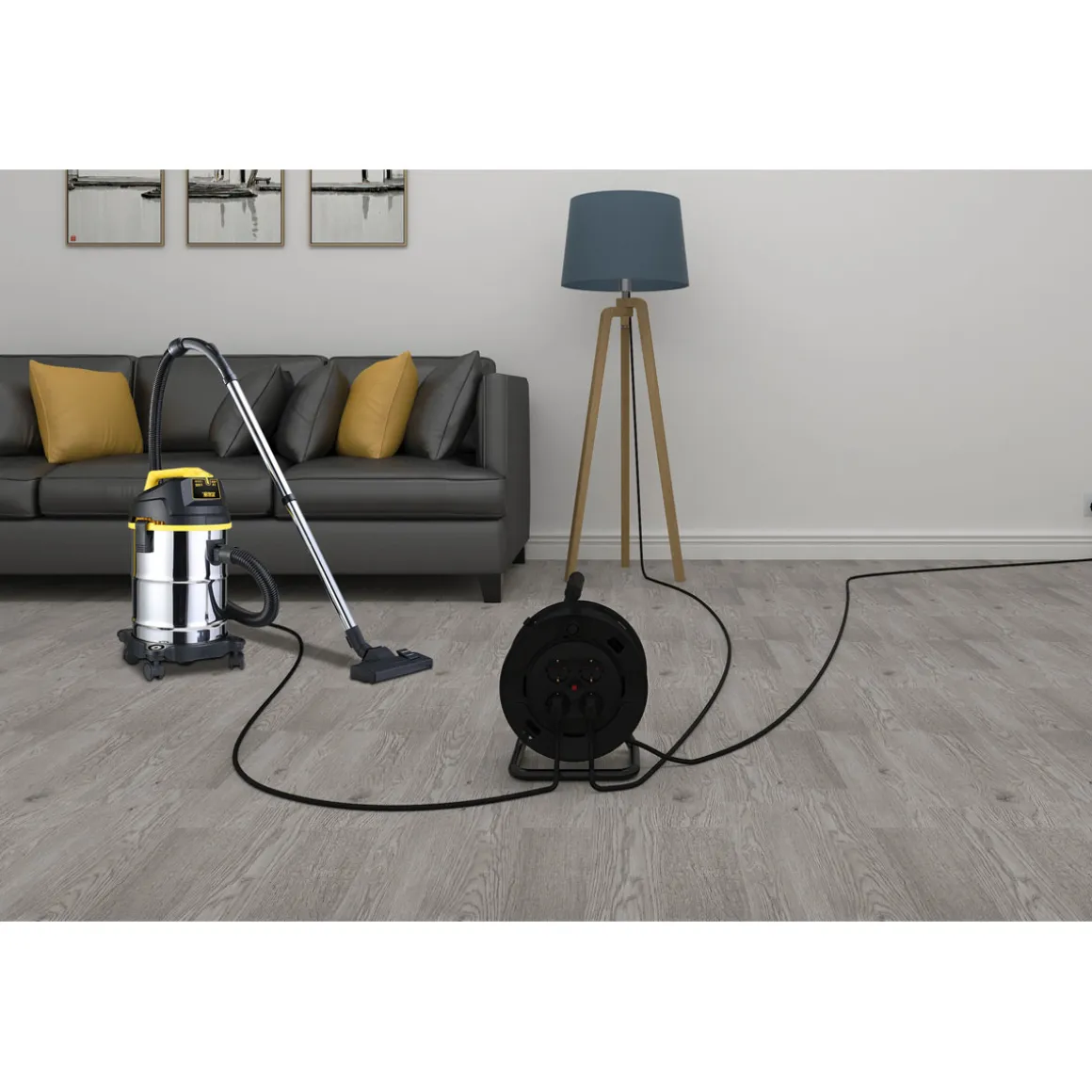 Flector Technik Kabeltrommel 20 m IP20 4-fach Schuko