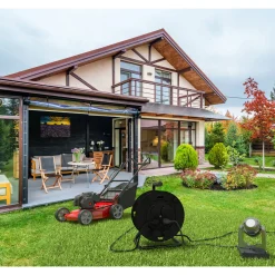 Flector Technik Kabeltrommel 40 m IP44 4-fach Schuko