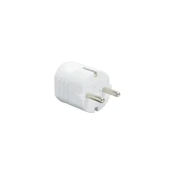 Flector Technik Schuko-Stecker PVC zentrale Einführung weiß