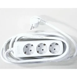 Flector Technik Tischsteckdose 3-fach weiß