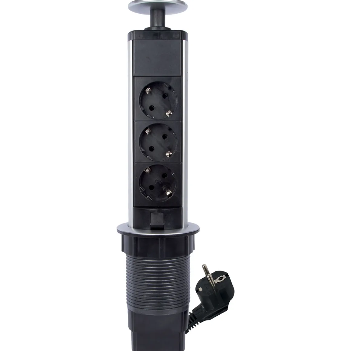 Flector Versenkbare Steckdosenleiste, 3-fach