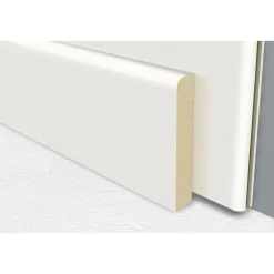 Fußleiste weiß Hochglanz 2,6 m