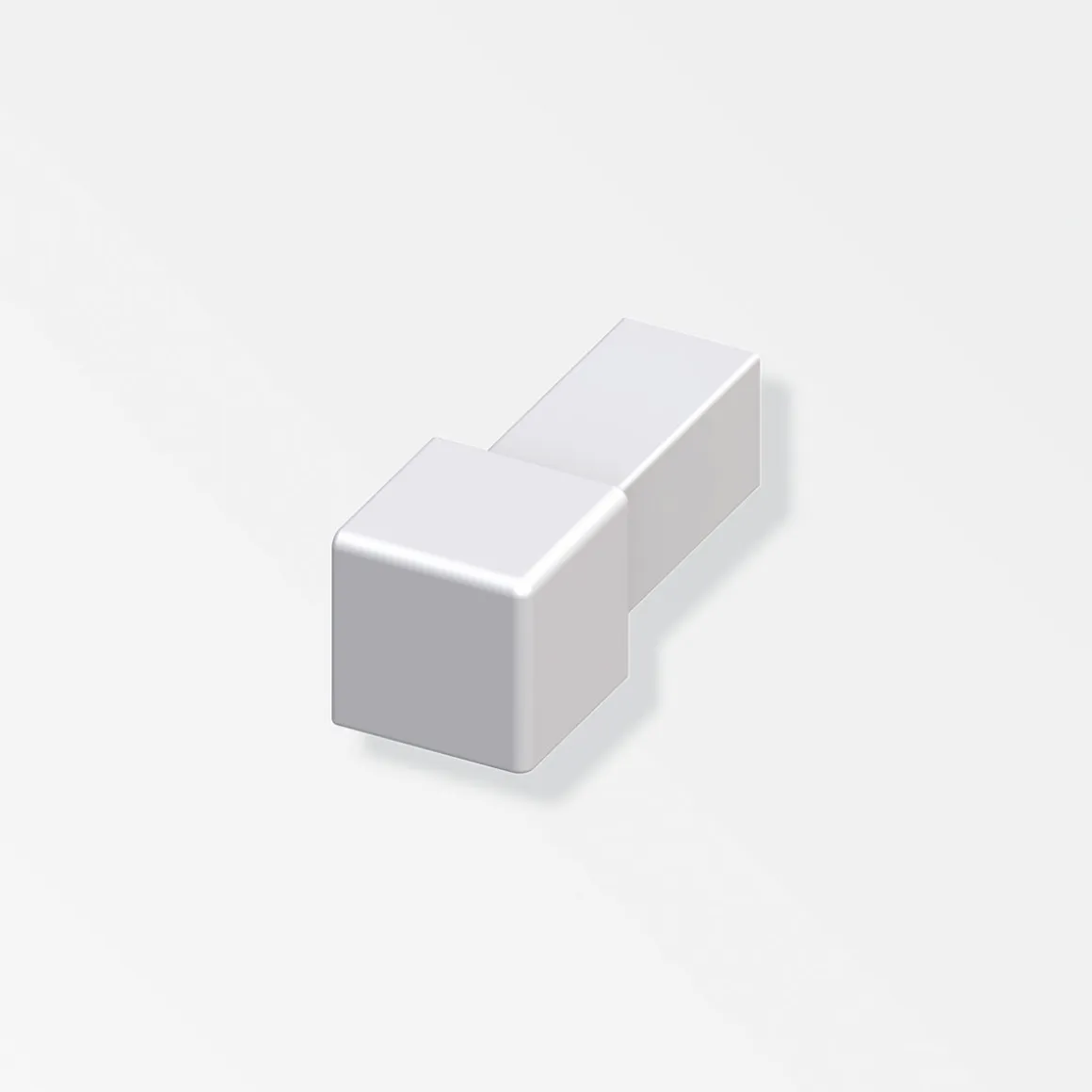 Fundamo Quadrat Eck 10 mm silber