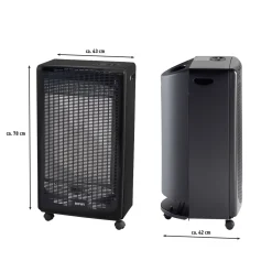 Gas Heizofen Blue Flame mit ThermostatHGO 4200/4 BFT Eco